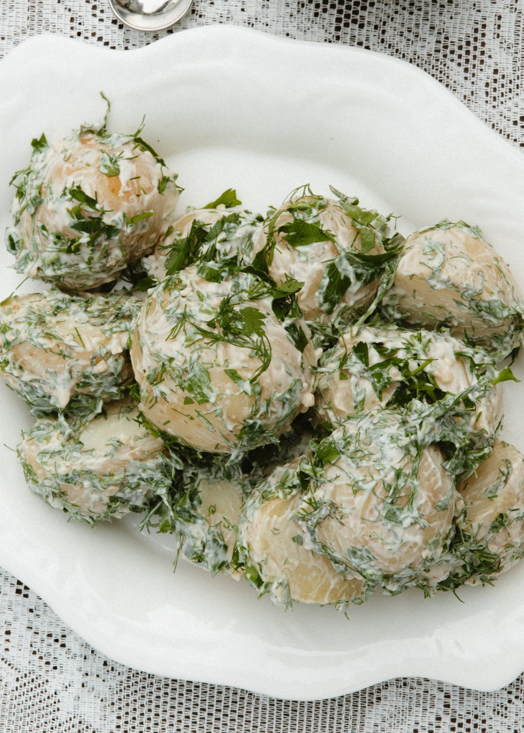 Herbed potato salad