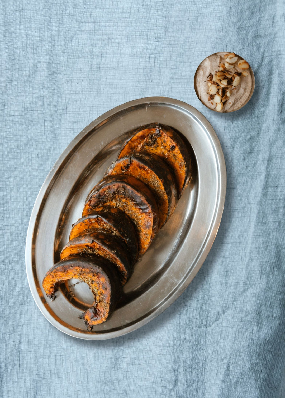 slow-roasted pumpkin with macadamia butter